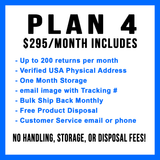Return-Center Services  - PLAN 4